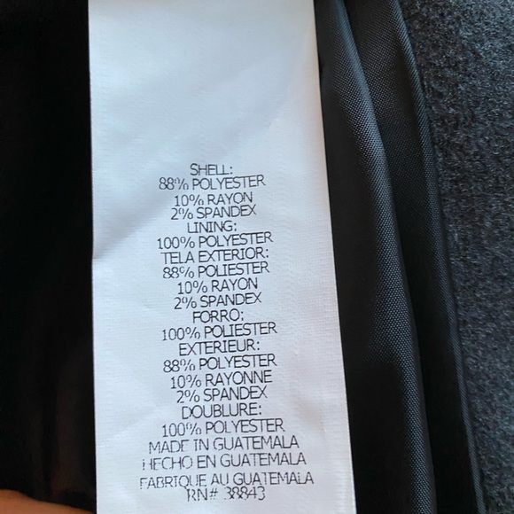 Rothschild Charcoal Gray Girls size 7/8 dress coat - Picture 5 of 6